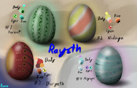 [ADOPTABLE EGGS] Rayeth Eggs by EdgarKingmaker