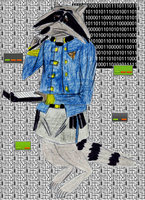 Logic Plus by Halpthiuian - raccoon, male, portrait, uniform, halpthiuian