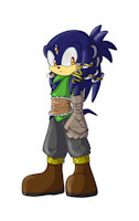 Blaed by ThrenodyGrimblood - male, character sheet, oc, fc, echidna, blacksmith, three eyes, sonic oc, sonic fc, triclops, echinda triclops, baled