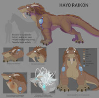 Hayo Raikon by McFan - dragon, male, reference sheet, drake, solo, scalie, hayo, hayo raikon