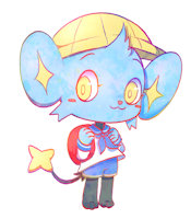 kindergarten shinx by shamefulcafe - cub, male, pokemon, uniform, sailor, shinx, kindergarten