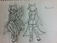 royal knights: marina oki sheet by ZeroTheWolfOmega - cat, female, sheet