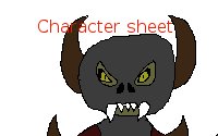 Mozenrath the evil lord by gaki - male, demon, character, sheet, villian