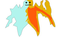 Hikori: a Fire/Ice Type Pokémon I made by Boz - pokemon, ice, fire, fakemon