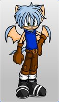 Reggie the Bat by GurahkWeavile - male, bat, character, sonic, oc, nervous, fan, fancharacter, fc, fan character, sonic fanon characters