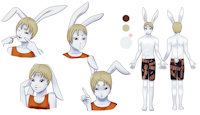 Kval by LemmyNiscuit - bunny, male, rabbit, teen, swim trunks, smile, swimwear, childish, lagomorph, swimming trunks, bunny rabbit