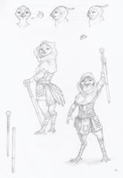 Another character by CrestfallenArtist - female, avian, oc, anthropomorphic, myart, warriormage