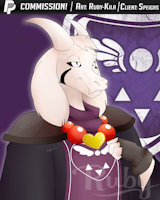 Prince Asriel Dremurr by RubyKila - fox, goat, male, commission, game, cervine, video, art, furry, trade, sheep, request, you, toby, lie, indie, too, dont, asriel, undertale, dremurr, deltarune, capirne, asriel dre, cryed