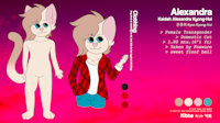 Kaidah Alexandra Kyong-Hui | 2018-2019 Reference Sheet by KittoPaws - cat, feline, transgender, mtf, domestic cat, domestic feline, transfemale