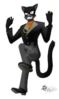 Meet King Midas by Rutgerman95 - male, panther, oc, reference, criminal, villian, blackpanther, gangboss