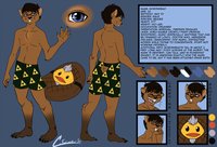 Goronhead ref sheet by goronhead - male, beaver