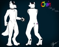 my ref!  by puppies - wolf, male, chain, puppies