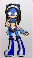 Kitana the Hedgehog by GurahkWeavile - female, sexy, hedgehog, mobian, mortal kombat, kitana, sonic team