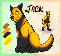 Jack reference by Reddywolf - wolf, male, hollow