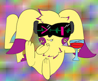 Hacker Glitch Pikachu by ComicToons - girl, female, glasses, pokemon, technology, hacker, sunglasses, pikachu, techno, long ears, gamer, geek, gamer girl, wine glass