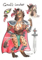 Lady Ventris: The Rouge Princess of a Fallen Kingdom by Thomaswriter2 - female, hybrid, oc, warrior, gnoll, rouge princess