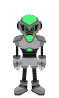 Prototype-21 by Cyborghedgehog - colored, robot, digital art, no gender