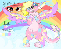 My Angel Dragon OC by Toolkit46 - dragon, female, rainbow, angel, none