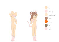 Ashilix Rotfiospin Picks by FurryLinette - character sheet, opossum, character profile, my character, furrylinette