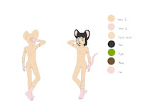 Tsazlix Rotfiospin Picks by FurryLinette - character sheet, opossum, character profile, my character, furrylinette