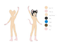 Aezlix Rotfiospin Picks by MozzlynArts - character sheet, opossum, character profile, my character, furrylinette