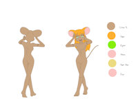 Kaori Hanapreuss A.D.A.H. by MozzlynArts - mouse, character sheet, character profile, my character, furrylinette