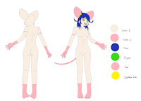 Limousse Kenora Limite by FurryLinette - mouse, character sheet, character profile, my character, furrylinette