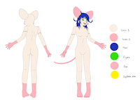 Limousse Kenora Limite by MozzlynArts - mouse, character sheet, character profile, my character, furrylinette