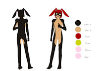 Fausto Carrotbunny Kålrot by MozzlynArts - rabbit, character sheet, character profile, my character, furrylinette