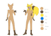 Mephiru Lakotwood Limite by FurryLinette - skunk, character sheet, character profile, my character, furrylinette