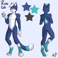 Ref Sheet by Rain1492 - cat, feline, male, reference