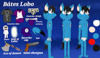 Lobo (character sheet 2019) by LoboTheBird - straight, wolf, male, underwear, bisexual, character sheet, clothes, solo, lobo, simple background, no gay