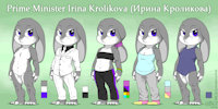Irina Krolikova by DrJavi - female, rabbit, misbegotten kittens, ear band, earband, irina krolikova