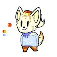 Flan the Puddin-Corgi by Chocochu - cute, female, canine, corgi, character sheet, chibi, f/solo, pudding