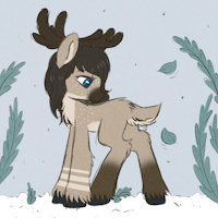 Freya Lomaduna by Snowfirechakat - elk, female domination, mlpfim, fallout equestria