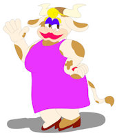 Bretulla the cow by JollyVille - female, cow, bretulla clarlyson