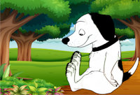 Snoopy e Woodstock na Floresta by BradSnoopy97 - dog, bird, friends, art, fan, male/male, snoopy, woodstock