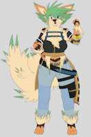 Pokemon Academy: Solar Effect: Yuna Writer (Arcanine Form) by Thomaswriter2 - female, pokemon, pokemon oc, pokemon academy