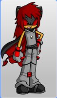 Julius the Black Murderer by GurahkWeavile - male, aliens, sonic the hedgehog, demons, fan character, fancharacters, sonic team, mobians, sonic fanon characters