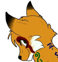 Runa by Tanna - fox, girl, female, tribal, paint, vixen, foxkin, fur-paint, tribal-markings