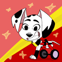 Delgado calle dalmata 101 by Yaudi344 - male, canine, macho, dalmatian, 101 dalmatians the series, delgado, 101 dalmatian street