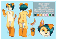 Oliver Ref Sheet by FluffyFurry - male, canine, ref sheet