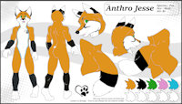 refsheet update by anthrofurry - fox, male, refsheet