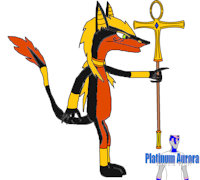 Anubileon Anubis Jackal The Sergal by PlatinumAurora23 - male, jackal, egyptian, egypt, anubis, sergal