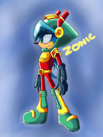 Zonic  by dennyart13 - male, sonic