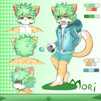 Reff Sheet Mori by Choki1003 - kemono, cute, cub, cat, shota, male, jacket, bulge, nsfw, kemoshota, original character, sfw, mori, pricelist, reffsheet, matcha, choki, hilou