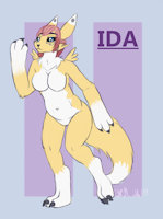 Ida Graymon by Thomaswriter2 - female, digimon, oc, renamon, pokemon academy