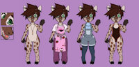 Octavia Redfield by Thomaswriter2 - female, giraffe, oc, orcadragon storyline