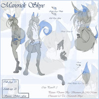 Adult Reference Sheet [by] Shannon McMann by MaverickSkye - fox, male, maverick skye