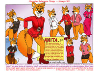 Character Reference Thingy - Showgirl #1: Anita by Micke - fox, female, vixen